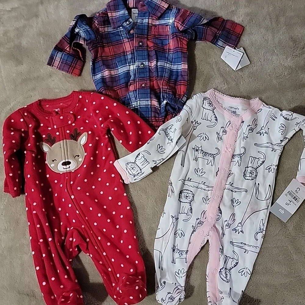 Bundle  Carter's first 3 piece size NB
